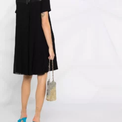 Karl Lagerfeld pleated back shift dress