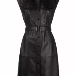Karl Lagerfeld sleeveless belted mini dress