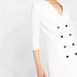 Karl Lagerfeld double breasted Punto dress