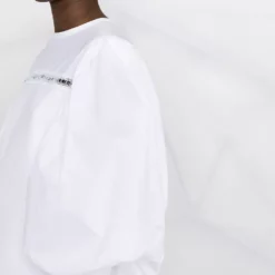 Karl Lagerfeld logo print sweatshirt dress