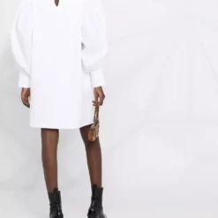 Karl Lagerfeld logo print sweatshirt dress