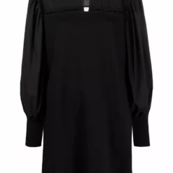 Karl Lagerfeld mixed fabric shift dress