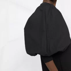 Karl Lagerfeld mixed fabric shift dress