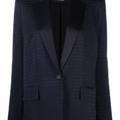Karl Lagerfeld Kameo-print single-breasted blazer
