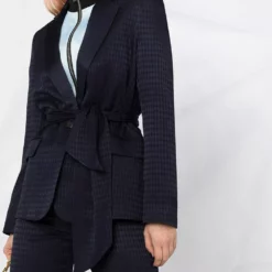 Karl Lagerfeld Kameo-print single-breasted blazer