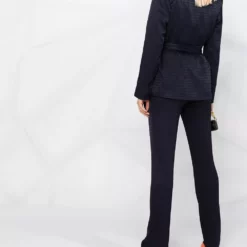 Karl Lagerfeld Kameo-print single-breasted blazer