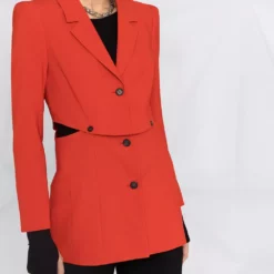 Karl Lagerfeld Studio Transformer cutout blazer