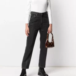 Karl Lagerfeld logo mock neck sweater