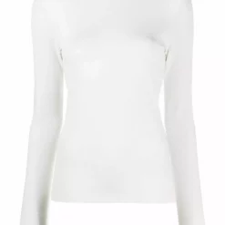 Karl Lagerfeld logo mock neck sweater