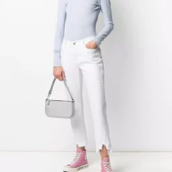 Karl Lagerfeld logo mock neck jumper