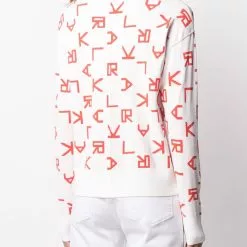 Karl Lagerfeld reversible logo jumper