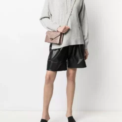 Karl Lagerfeld embroidered logo knitted hoodie