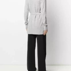 Karl Lagerfeld belted wrap cardigan