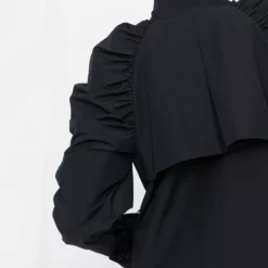 Karl Lagerfeld gigot-sleeve midi coat