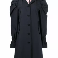 Karl Lagerfeld gigot-sleeve midi coat
