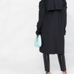 Karl Lagerfeld gigot-sleeve midi coat