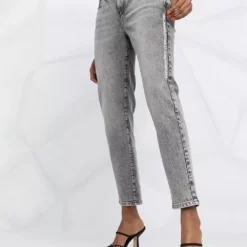 Karl Lagerfeld mid rise Essential straight jeans