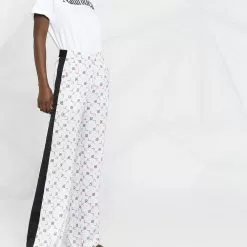 Karl Lagerfeld Karl Tetris print tailored trousers