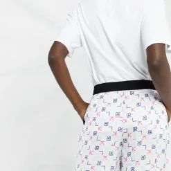 Karl Lagerfeld Karl Tetris print tailored trousers