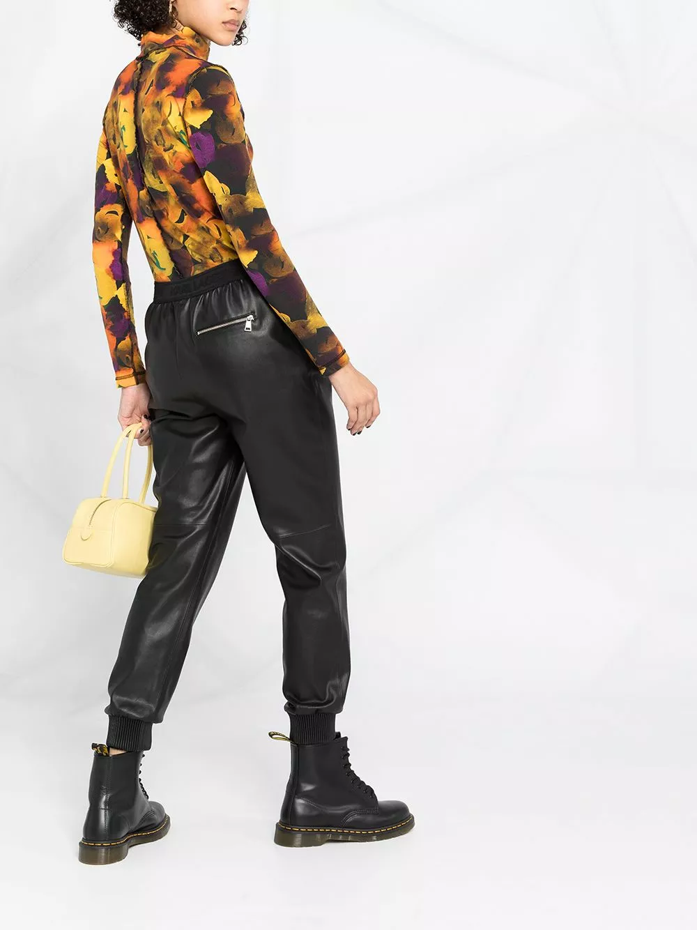 Karl Lagerfeld mid-rise straight-leg trousers