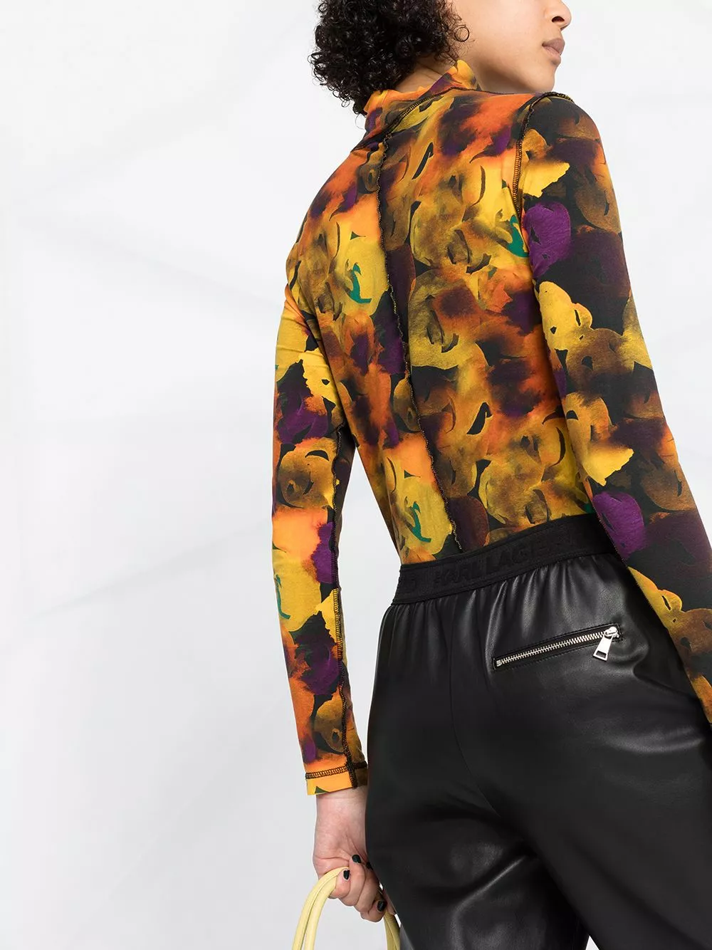 Karl Lagerfeld mid-rise straight-leg trousers