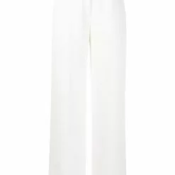 Karl Lagerfeld high-rise tailored straight-leg trousers