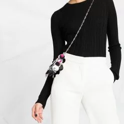 Karl Lagerfeld high-rise tailored straight-leg trousers