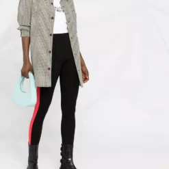 Karl Lagerfeld contrast panel Punto leggings