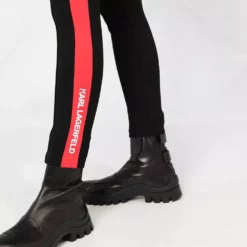 Karl Lagerfeld contrast panel Punto leggings