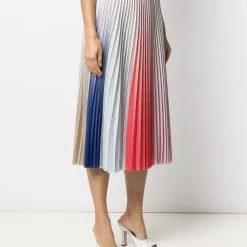 Karl Lagerfeld rainbow pleated skirt