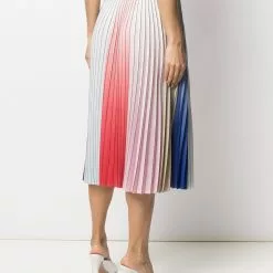 Karl Lagerfeld rainbow pleated skirt