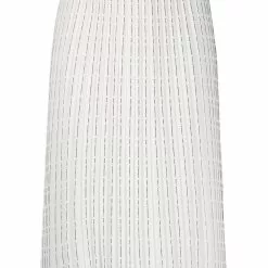 Karl Lagerfeld logo print pleated skirt