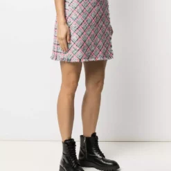Karl Lagerfeld Summer tweed-boucle skirt