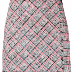 Karl Lagerfeld Summer tweed-boucle skirt