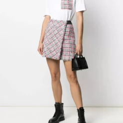 Karl Lagerfeld Summer tweed-boucle skirt