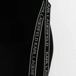 Karl Lagerfeld tape wrap knit skirt