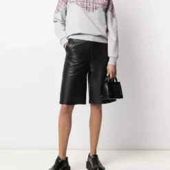 Karl Lagerfeld bouclé-panel cotton hoodie