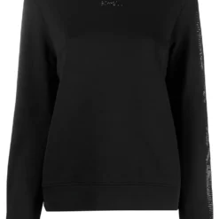 Karl Lagerfeld rhinestone logo sweatshirt