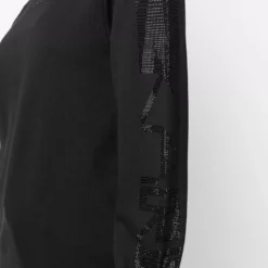 Karl Lagerfeld rhinestone logo sweatshirt