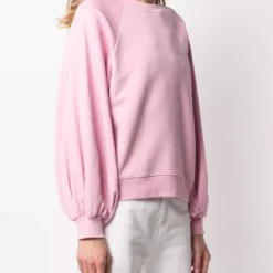 Karl Lagerfeld balloon sleeves logo sweatshirt