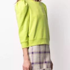 Karl Lagerfeld puffy sleeve logo sweatshirt