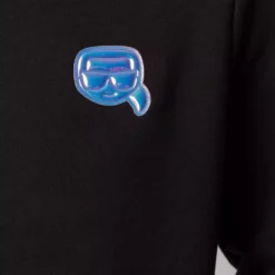 Karl Lagerfeld mini logo patch sweatshirt