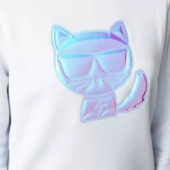 Karl Lagerfeld Ikonik Choupette-patch sweatshirt
