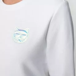 Karl Lagerfeld Mini Ikonik Choupette-patch sweatshirt