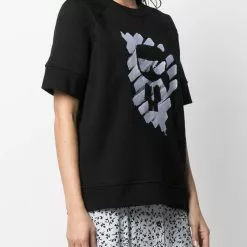 Karl Lagerfeld Ikonik Graffiti short-sleeved sweatshirt