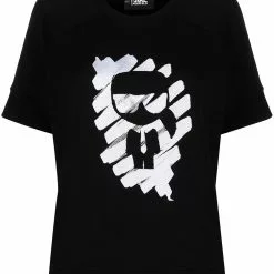 Karl Lagerfeld Ikonik Graffiti short-sleeved sweatshirt
