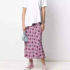 Karl Lagerfeld ruffle-hem cotton t-shirt