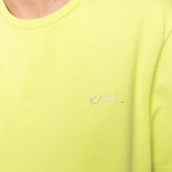 Karl Lagerfeld asymmetric ruffle-trim T-shirt