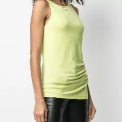 Karl Lagerfeld crystal logo tank top