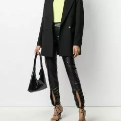 Karl Lagerfeld crystal logo tank top